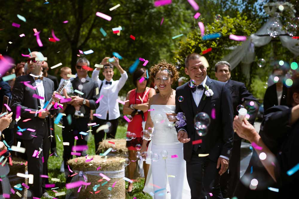 festeggiamenti matrimonio civile