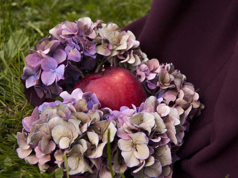 Allestimento matrimonio all'aperto