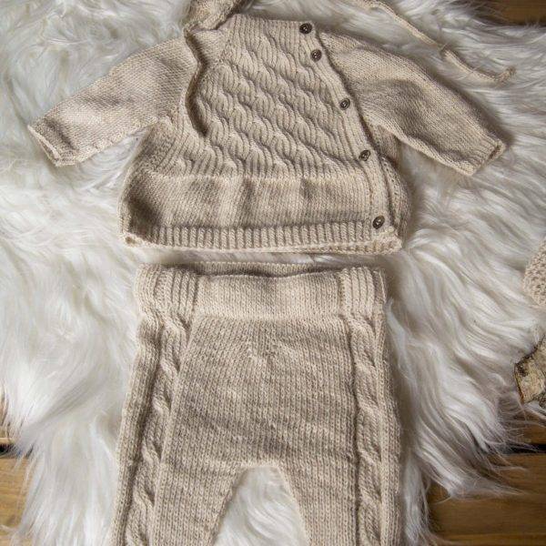 Set neonato in Lana di Alpaca